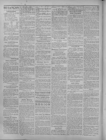 07/05/1919 - La Dépêche républicaine de Franche-Comté [Texte imprimé]