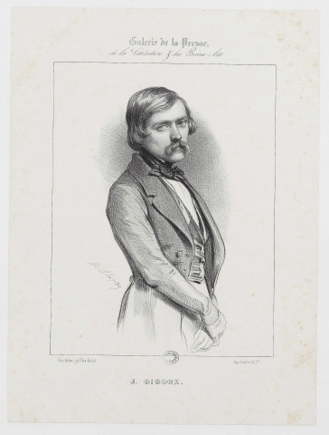 J. Gigoux. [image fixe] / M. Alophe , Paris : chez Aubert gal. Vero-Dodat ; Imp. d'Aubert & Cie, 1830/1840