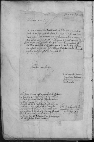 Ms Chiflet 12 - Documents concernant l'histoire ecclésiastique et politique de la ville de Besançon, recueillis par Jean-Jacques et Jules Chiflet