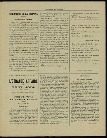 Le Périscope [Texte imprimé] : Journal du 9e Bataillon du 23e d'Infanterie