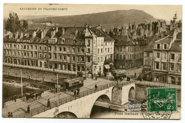 Besançon. Pont Battant et Quai Vauban [image fixe] , Besançon : Edit. L. Gaillard-Prêtre, 1912/1916