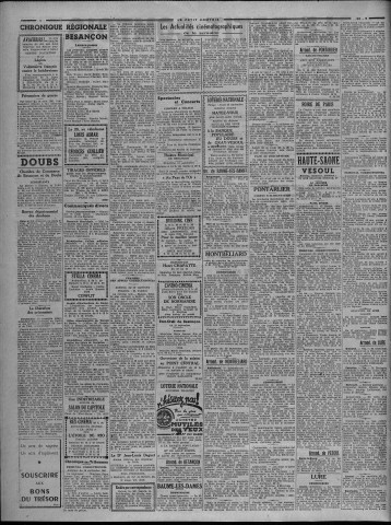 20/09/1941 - Le petit comtois [Texte imprimé] : journal républicain démocratique quotidien
