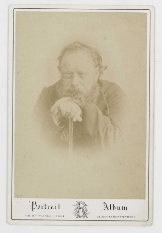 [Portrait de Pierre-Joseph Proudhon] [image fixe] / Ch. Reutlinger , Paris, 21 Boulevard Montmartre, 1866/1875