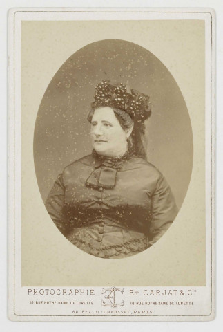 [Madame Proudhon] [image fixe] / Carjat , Paris : Et. Carjat & Cie :, 1850/1860