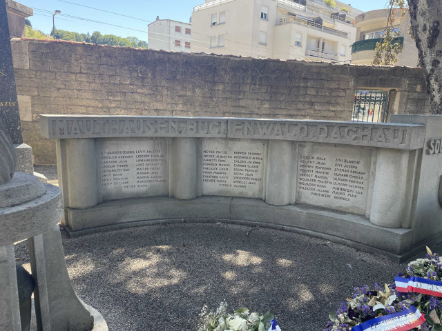Monument commémoratif ; Mémorial aux victimes des camps de concentration