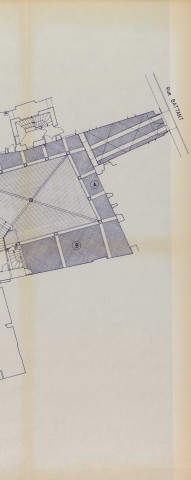 Hôtel de Champagney, 37 rue Battant, projet de restauration : plans, correspondance, coupures de presse, notices de présentation, dossier administratif