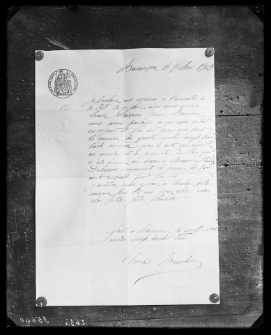 Reproduction du testament de monsieur Beucler