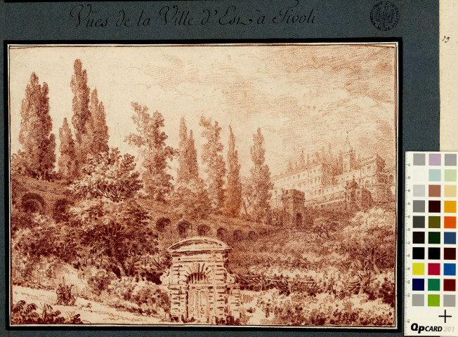 Vues de la villa d'Este à Tivoli / Pierre-Adrien Pâris , [S.l.] : [P.-A. Pâris], [1773-1774]