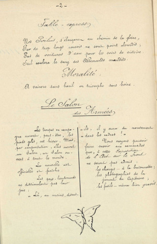 Les échos du plateau de Craonne [Texte manuscrit]