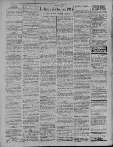 26/07/1922 - La Dépêche républicaine de Franche-Comté [Texte imprimé]
