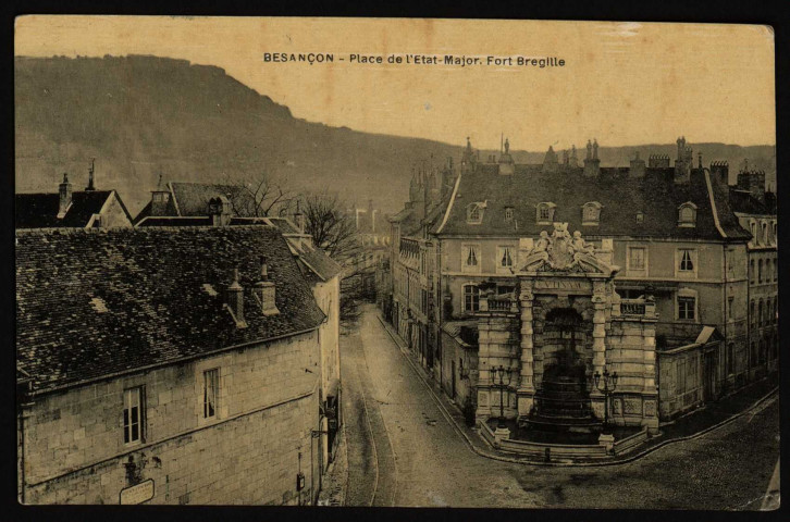 Besançon - Besançon - Place de l'Etat-Major. - Fort Bregille. [image fixe] , 1904/1930
