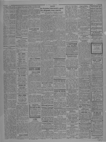 16/10/1943 - Le petit comtois [Texte imprimé] : journal républicain démocratique quotidien