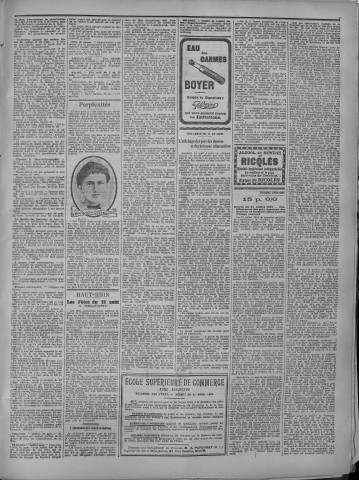 16/08/1919 - La Dépêche républicaine de Franche-Comté [Texte imprimé]