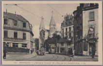 Besançon. - L'Avenue Carnot et l'Eglise du Sacré-Coeur [image fixe] , Paris : Lévy et Neurdein réunis ; LL, 1923/1929