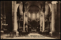 Besançon-les-Bains. Intérieur de l'Eglise Saint-Pierre [image fixe] , Besançon : Etablissements C. Lardier ; C.L.B, 1914/1926