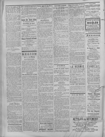 29/08/1919 - La Dépêche républicaine de Franche-Comté [Texte imprimé]