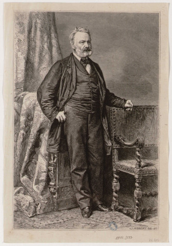 [Monsieur Hugo] [image fixe] / J. Robert sc.  ; Mouilleron , Paris, 1870/1880