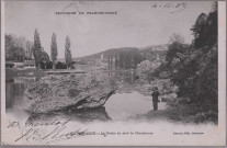 Besançon - Le Doubs au pied de Chaudanne [image fixe] , Besançon : Teulet, édit. Besançon, 1901/1906