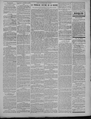 07/04/1922 - La Dépêche républicaine de Franche-Comté [Texte imprimé]
