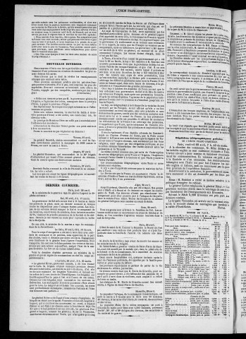 29/04/1881 - L'Union franc-comtoise [Texte imprimé]