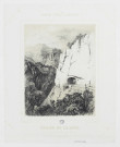 La Vallée de la Loue [estampe] : Percée de la nouvelle route près Mouthier / P. Mallard , [Besançon] : impr. par A. Girod, [1800-1899]