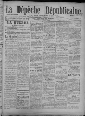 29/08/1917 - La Dépêche républicaine de Franche-Comté [Texte imprimé]