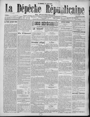 27/04/1926 - La Dépêche républicaine de Franche-Comté [Texte imprimé]