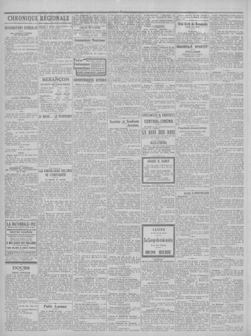22/03/1929 - Le petit comtois [Texte imprimé] : journal républicain démocratique quotidien