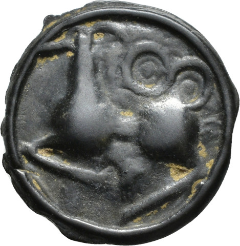 A.X25FLA.1 - pièce de monnaie ; potin