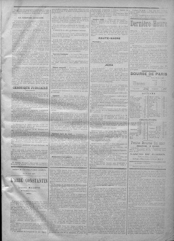 01/05/1887 - La Franche-Comté : journal politique de la région de l'Est