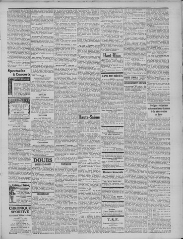 12/03/1933 - La Dépêche républicaine de Franche-Comté [Texte imprimé]