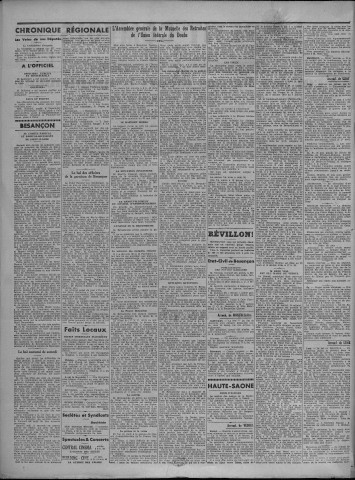 19/02/1934 - Le petit comtois [Texte imprimé] : journal républicain démocratique quotidien
