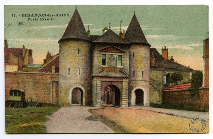 Besançon-les-Bains. Porte Rivotte [image fixe] , Besançon : Ch. Girardot et Cie, 1904/1929