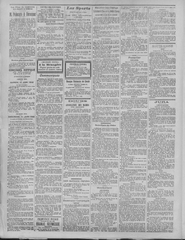 10/06/1922 - La Dépêche républicaine de Franche-Comté [Texte imprimé]