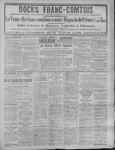24/02/1921 - La Dépêche républicaine de Franche-Comté [Texte imprimé]