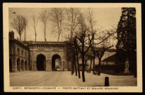 Besançon - Besançon-les-Bains - Porte battant et Square Bouchot. [image fixe] , Mulhouse : Braun & Cie, Imp. Edit Mulhouse-Dornach., 1904/1930