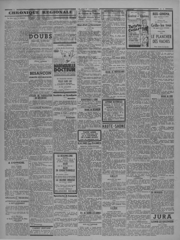 12/05/1940 - Le petit comtois [Texte imprimé] : journal républicain démocratique quotidien