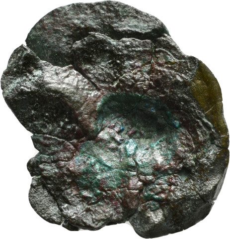 876.1.115 - pièce de monnaie ; potin (fragment)