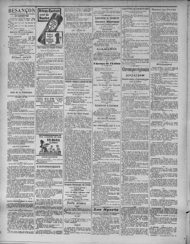 26/02/1925 - La Dépêche républicaine de Franche-Comté [Texte imprimé]