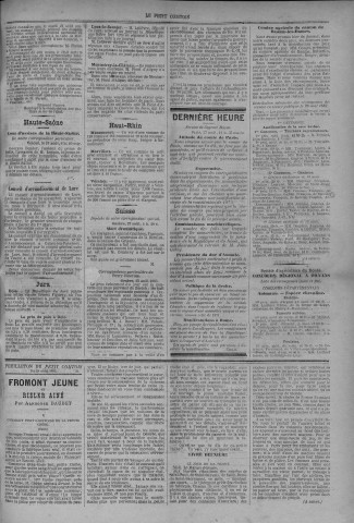 28/08/1883 - Le petit comtois [Texte imprimé] : journal républicain démocratique quotidien