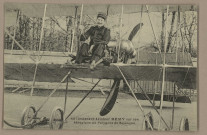Le Lieutenant Aviateur REMY sur son Aéroplane au Polygone de Besançon. [image fixe] , 1904/1911