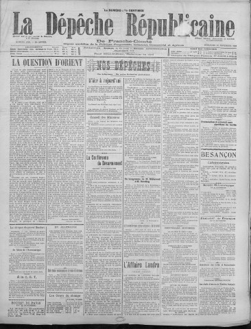13/11/1921 - La Dépêche républicaine de Franche-Comté [Texte imprimé]