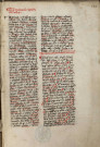 Ms 22 - Productiones et correctiones super totam Bibliam : compilatio fratris Johannis de Burgundia, Bisuntini