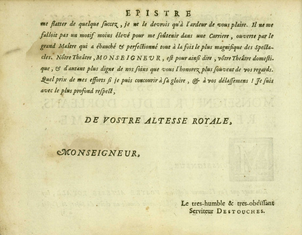 Sémiramis, tragédie en musique par monsieur Destouches,... Représenté pour la première fois, par la même Académie, le dimanche quatrième décembre 1718