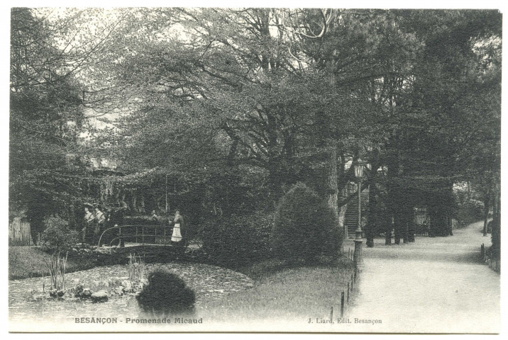 Besançon. Promenade Micaud [image fixe] , Besançon : J. Liard, 1901/1908