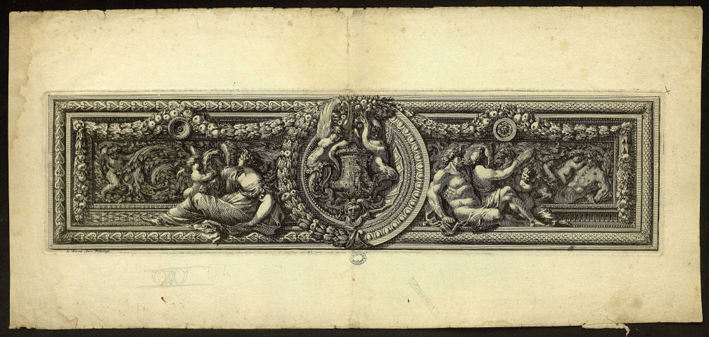Quatre décors muraux [image fixe] / Le Blond Avec Privilege , 1655/1709