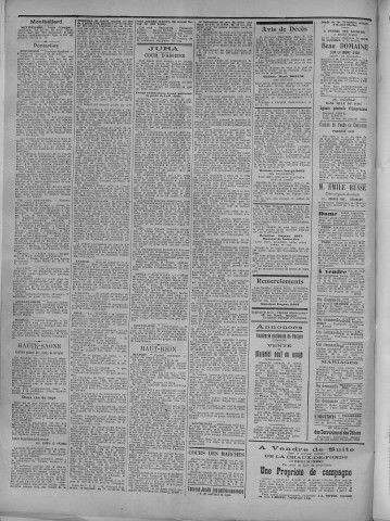 02/09/1919 - La Dépêche républicaine de Franche-Comté [Texte imprimé]