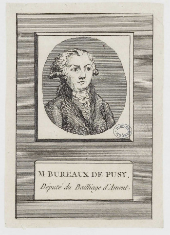 M. Bureaux De Pusy, Député du Bailliage d'Amont [image fixe] 1800/1899