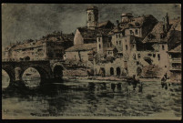 Vieux Besançon - Anciens Quais et Pont Battant. [image fixe] 1904/1906