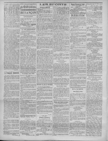 28/03/1921 - La Dépêche républicaine de Franche-Comté [Texte imprimé]
